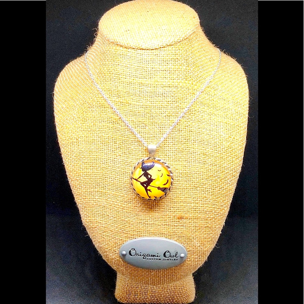Halloween Inspired Necklace ( Witch )